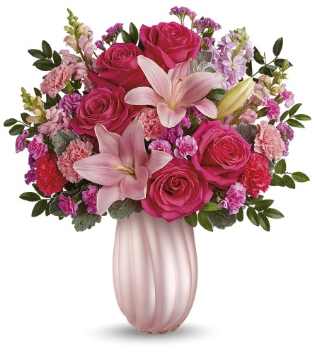 Rosy Swirl Bouquet - Teleflora