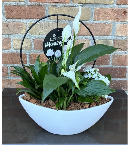 'By Design' "In Loving Memory" Boat Planter