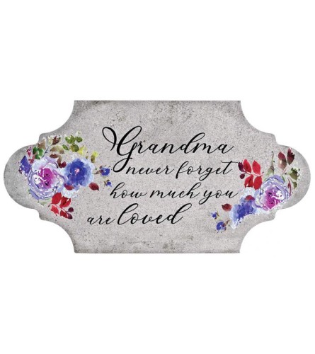 Grandma Never Forget How Much You Are Loved Wall Tile