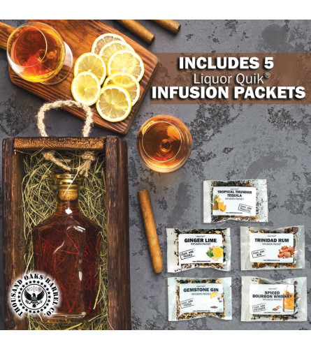 Liquor Infusion Kit with 5 Packets of Infusions