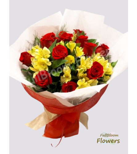 Dozen Red Rose Bouquet