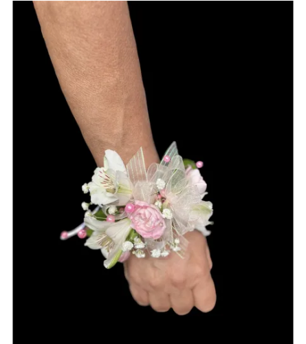 Pretty Pink Wrist Corsage