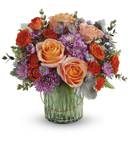 Teleflora's Pretty Blossoms Bouquet - Deluxe. An arrangement by Sueppel's Flowers.