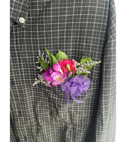 Vibrant Pocket Boutonniere