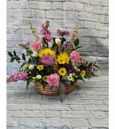 Spring Basket Arrangmement