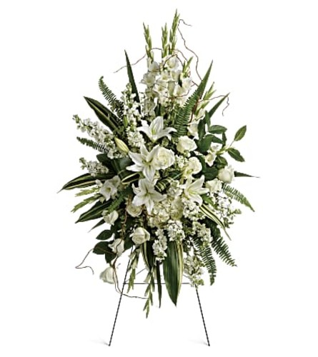 Heartfelt Sympathy Spary. An arrangement by Love Floral.