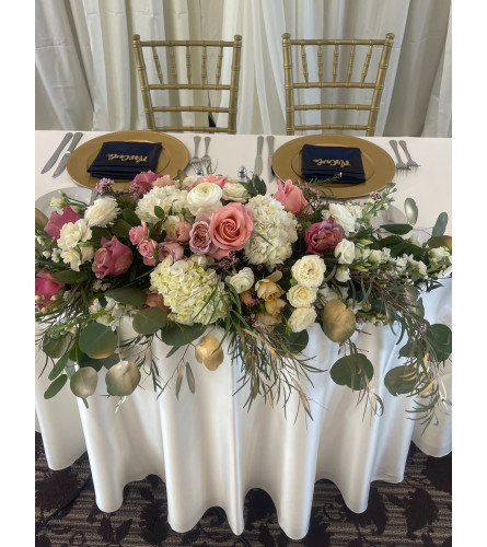 Sweetheart Table Centerpiece