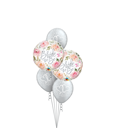 Bride to Be Classic Confetti Balloon Bouquet