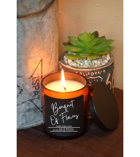 Bouquet of Flowers Soy Candle