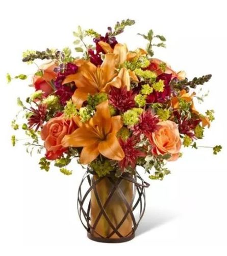 Autumnal Dreams - Deluxe. An arrangement by Fendley Florists.