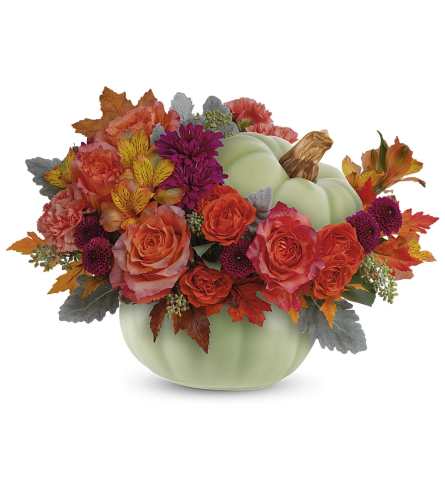Sage Harvest - Deluxe. An arrangement by Fendley Florists.