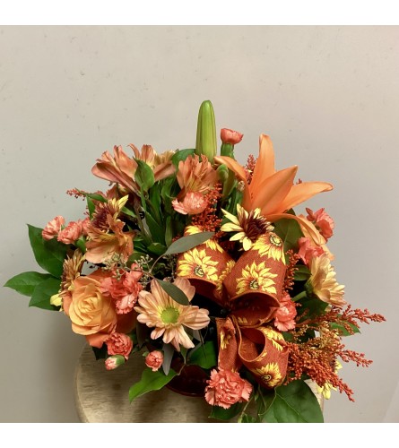 Harvest of Flowers. An arrangement by Roma Flowers and Gifts.
