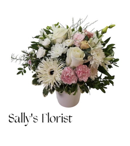 Sally's Sympathy of Harmony - Deluxe. An arrangement by Triple A Florist.