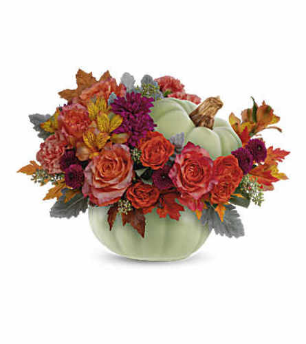 Sage Harvest Bouquet - Deluxe. An arrangement by Flowers of Jacksonville.