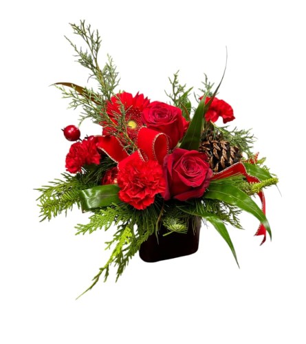 Royal Reds. An arrangement by Flower Buds Florist PEI.
