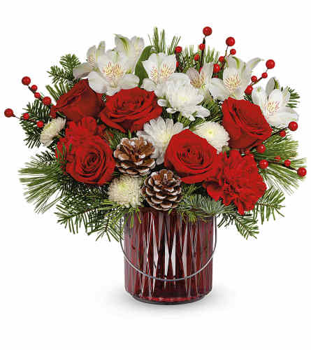 Luminous Charm Bouquet - Deluxe. An arrangement by Fendley Florists.