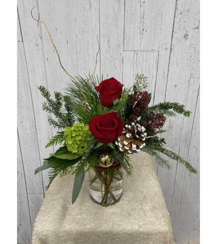 Merriest Season (RR). An arrangement by Red Rose Incredible Florist.