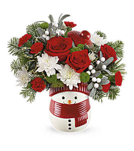 Tel Frosty Wishes Bouquet - Deluxe. An arrangement by Pierson's Flower Shop and Greenhouses.
