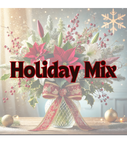 Holiday Mix. An arrangement by Westdale Florist.