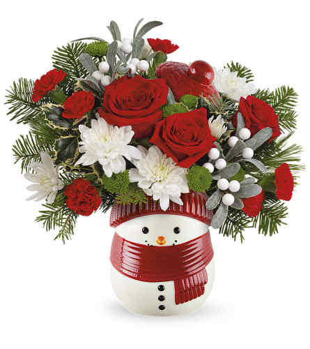 Frost Wishes Bouquet - Deluxe. An arrangement by Mardi Gras Florist.