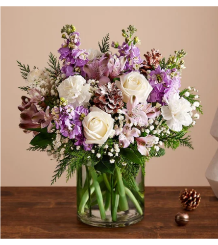 Lovely Lavender For Winter - Deluxe. An arrangement by Susana's Flowers.