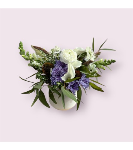 Winter Solstice - Deluxe. An arrangement by Lilac and Honey Floral Design Studio.