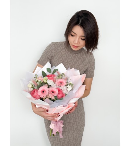 Spring Symhony bouquet. An arrangement by Lux Flower Box.