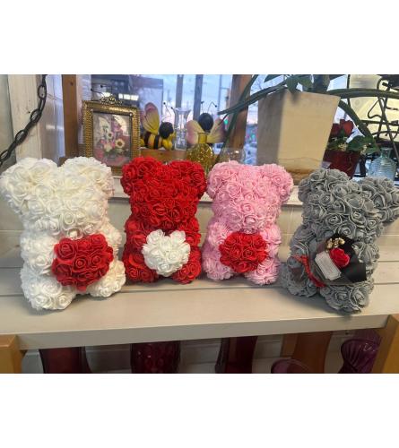 Rose Teddy. An arrangement by Bee Flowers.