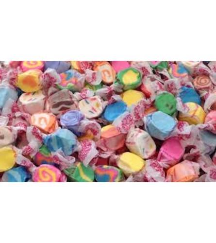Assorted Salt Water Taffy by the pound. An arrangement by Brown Floral and Fudge.