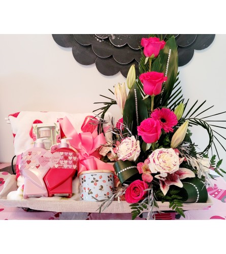 ALL MY LOVE THIS VALENTINES. An arrangement by A Loving Touch Florist.