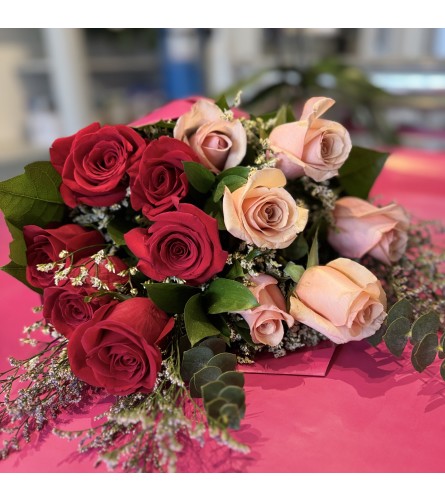 Premium Handtied Ecuadorian Roses - Deluxe. An arrangement by Flower Trends Florists.