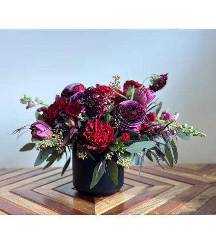 Moody Romance. An arrangement by The Floral Studio.