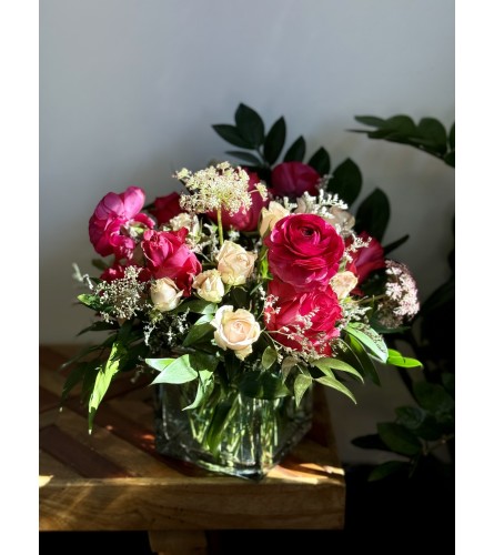 Sweet Pinks. An arrangement by The Floral Studio.