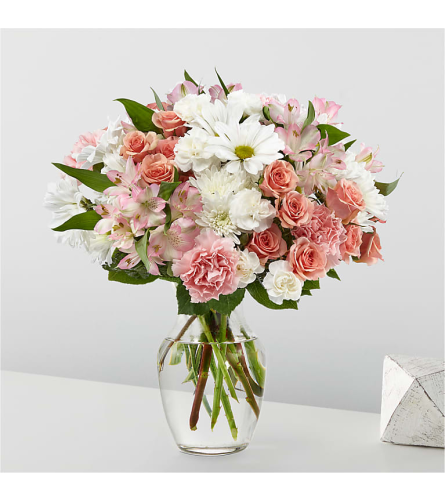 Ftd's Blush Crush Bouquet - Deluxe. An arrangement by Colonial Gardens Florist And Greenhouses.