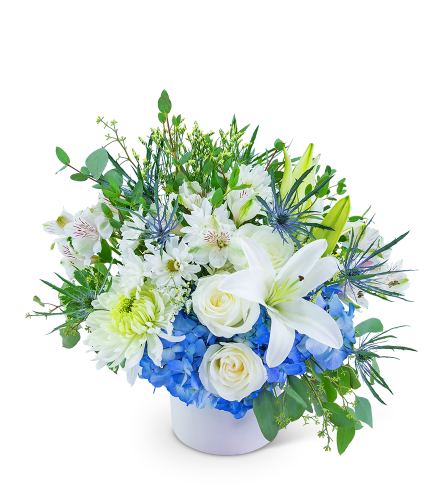 Safe Haven. An arrangement by The Flower Shop of Lake Charles.