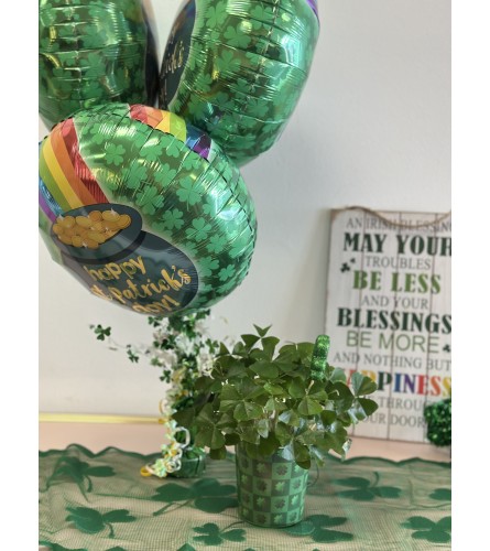 Luck of the Irish!. An arrangement by Mae's Flowers and Gifts.