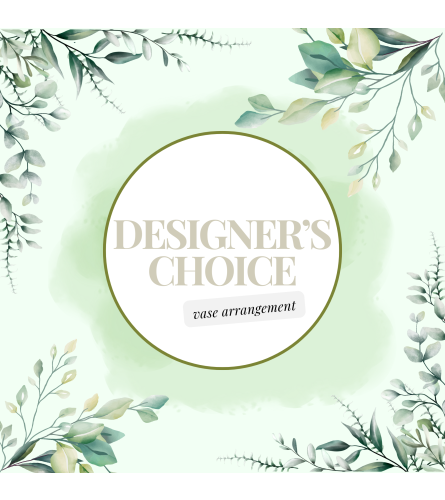 Designer's Choice Vase Arrangement - Deluxe. An arrangement by Zielman Floral Design.