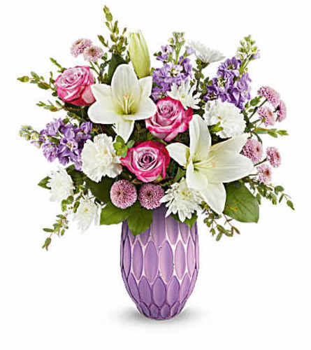 Lovely Pastels Bouquet - Deluxe. An arrangement by Flowers By Fiore.