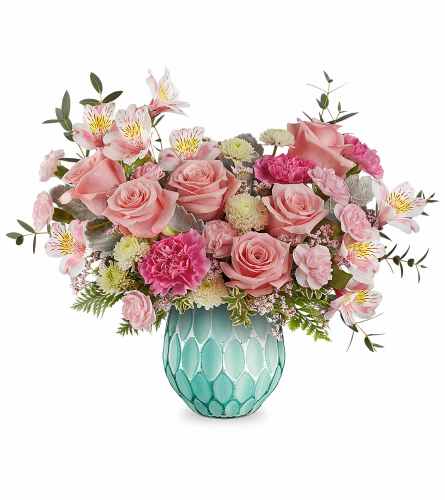 Teleflora's Dream In Color - Deluxe. An arrangement by Sueppel's Flowers.