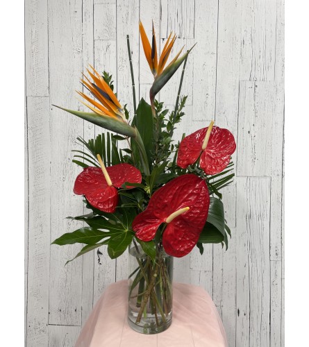 Island Escape. An arrangement by Red Rose Incredible Florist.