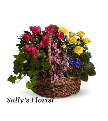 Sally's Blooming Garden Basket