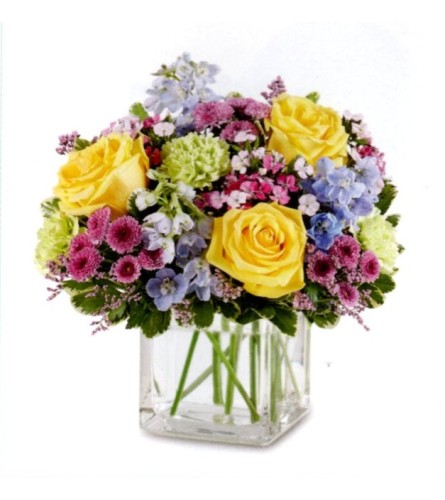 Spring Blossoms. An arrangement by Julie's Artistic Rose.