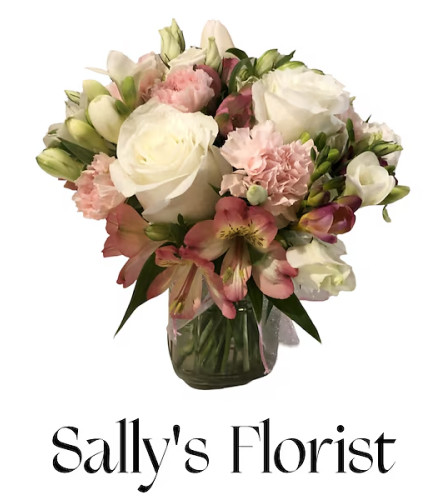 Sally’s Sweet Hugs Serenity. An arrangement by Triple A Florist.