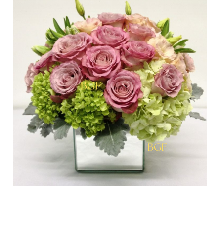 Crystal Clear Lavender. An arrangement by Brickell Exclusive Blooms.