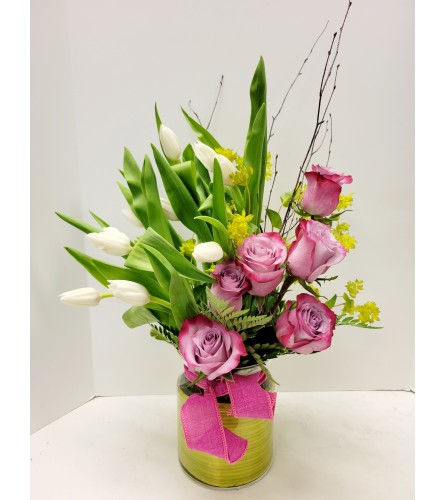 For a Beautiful Woman. An arrangement by Brown Floral and Fudge.