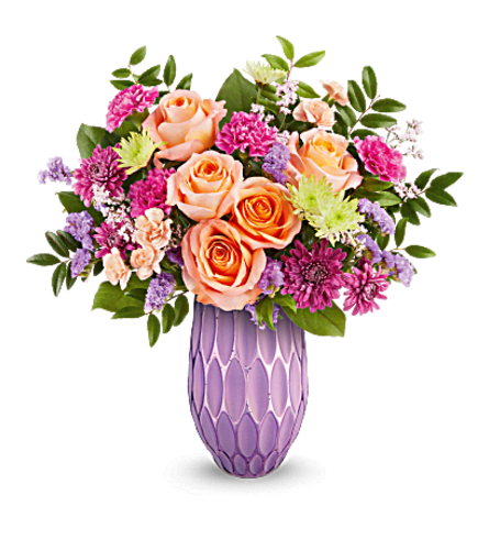 Pretty Glow Bouquet - Deluxe. An arrangement by Blushing Flowers.