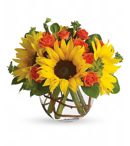 Sunny Sunflowers - Deluxe. An arrangement by Blushing Flowers.