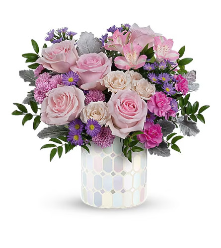 Alluring Mosaic Bouquet - Deluxe. An arrangement by Blushing Flowers.