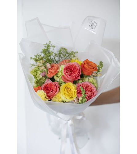 Bright Bouquet. An arrangement by Aroma Garden.