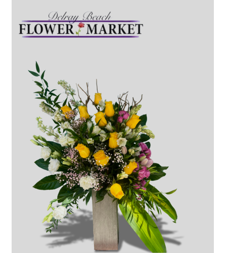 pure nature. An arrangement by Delray Beach Flower Market.
